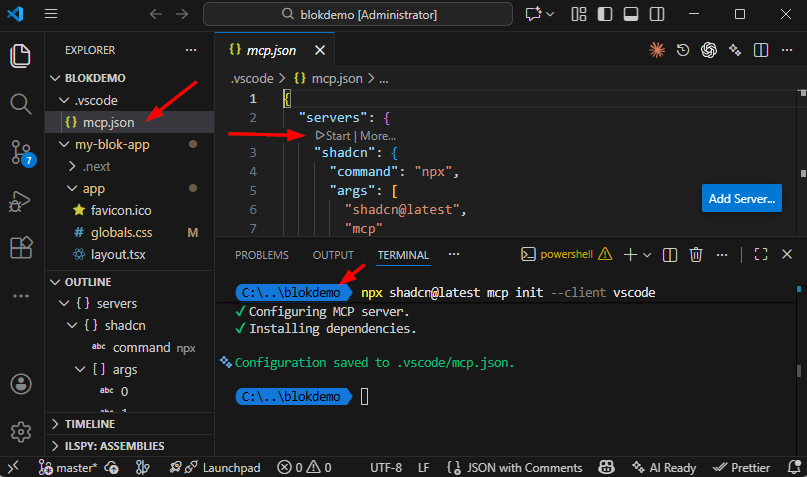 initialize mcp server