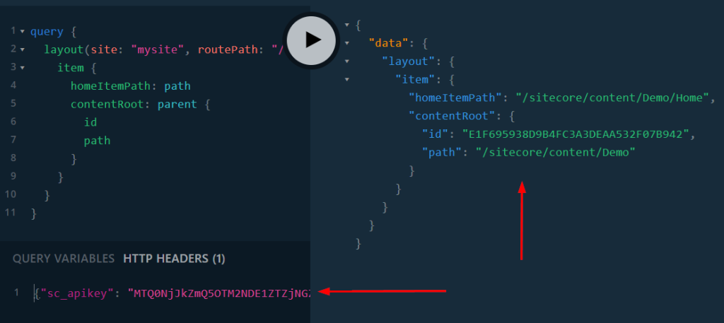 GraphQL ide new token