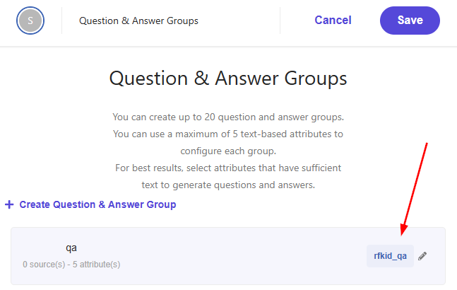 questions and answers groups