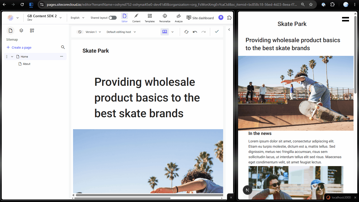 Pages Edit