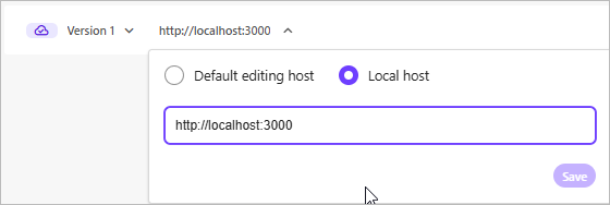 local editing host