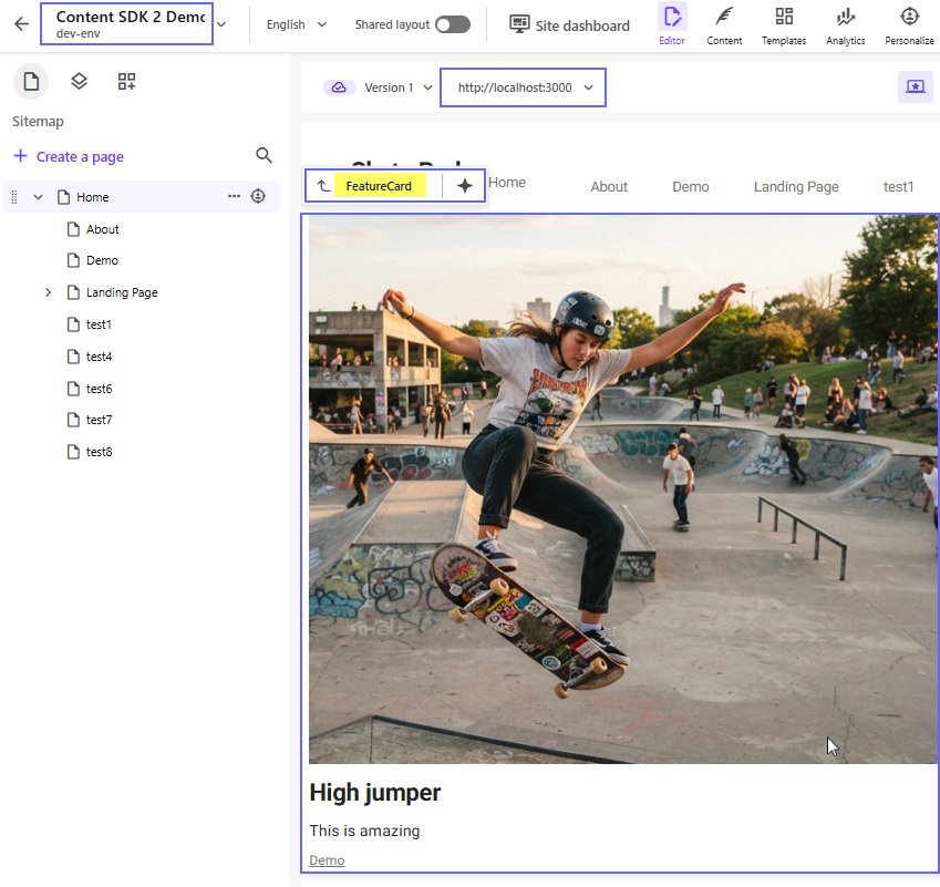 pages editor