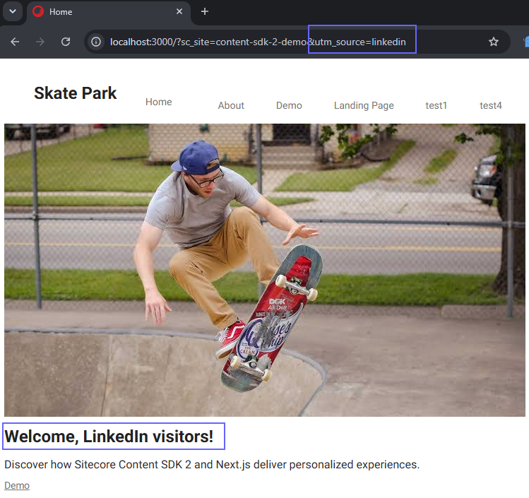 linkedin variant test